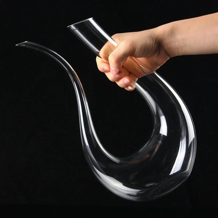 Crystal U-shaped 1500ml Wine Decanter