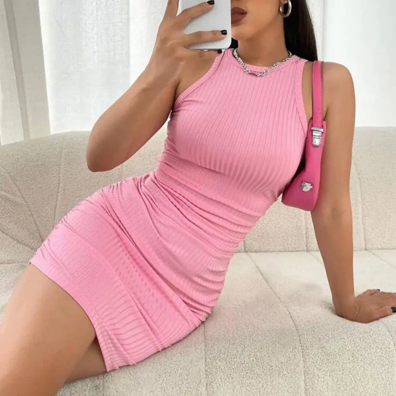Sleeveless Fitted Dress