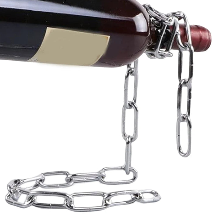 Magic Iron Chain Wine Bottle Holder