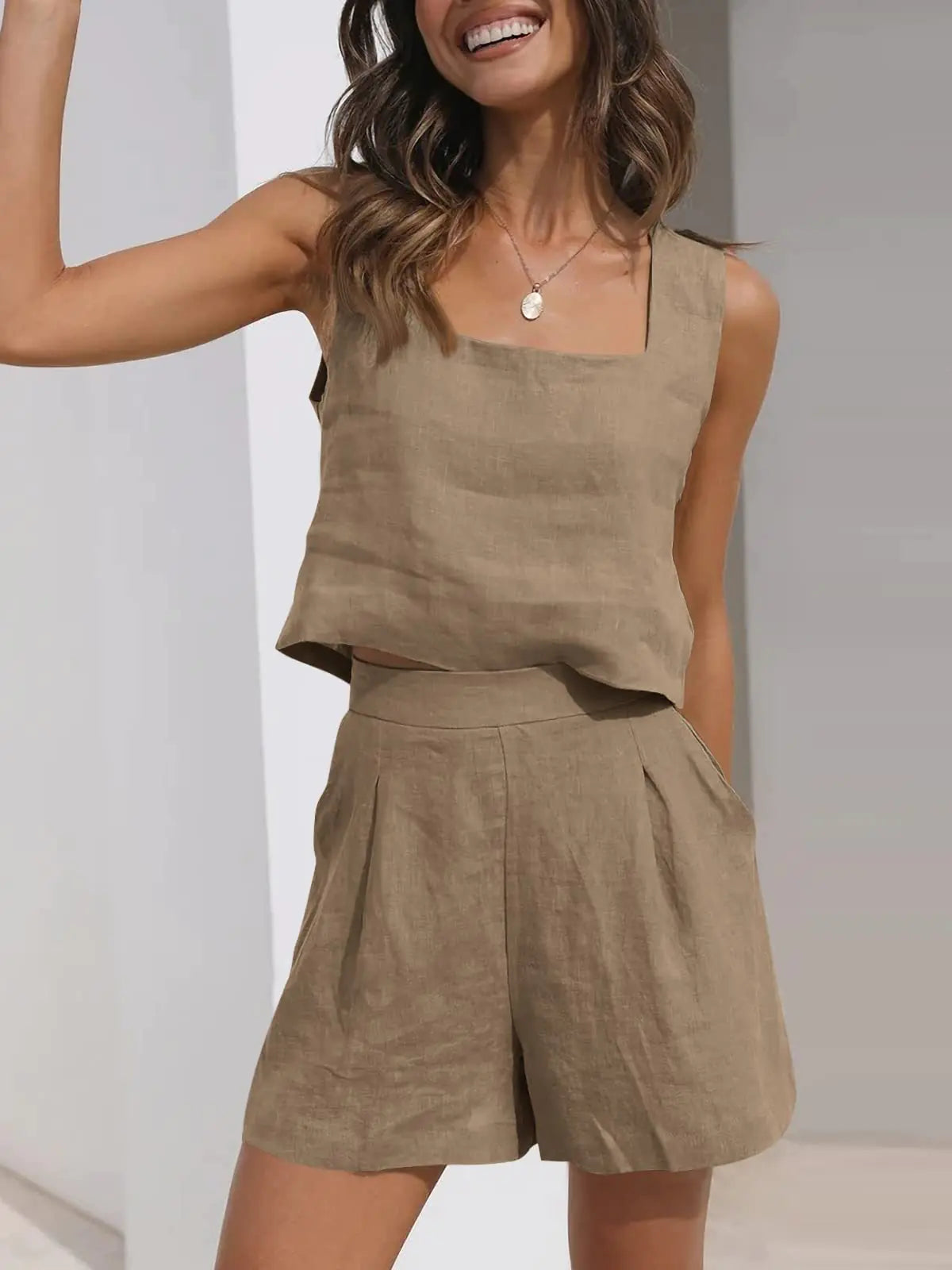 Linen Casual Set