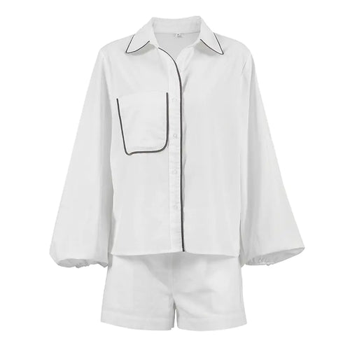 Casual Summer Cotton Linen Two-Piece Set for Women