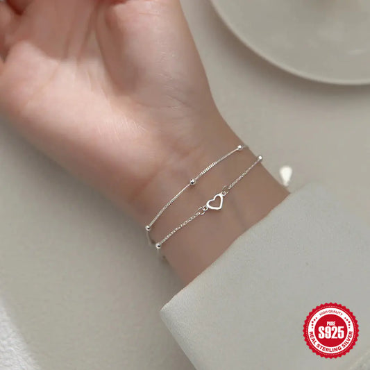 Double Layer Bracelet (S925)
